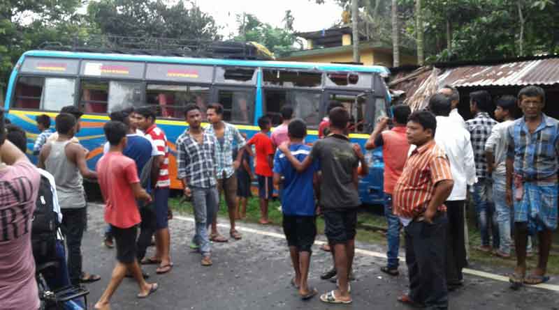 Bus accident at Siliguri, 20 injured