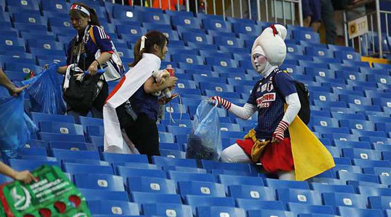 Football World Cup: Japan team cleans dressing room, leaves thank you note