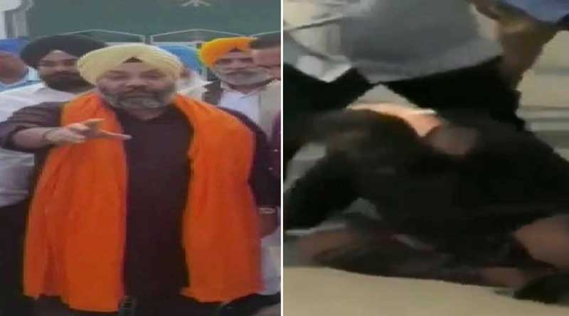 Akali Dal leader Manjeet Singh GK attacked outside a Gurdwara in California in the USA