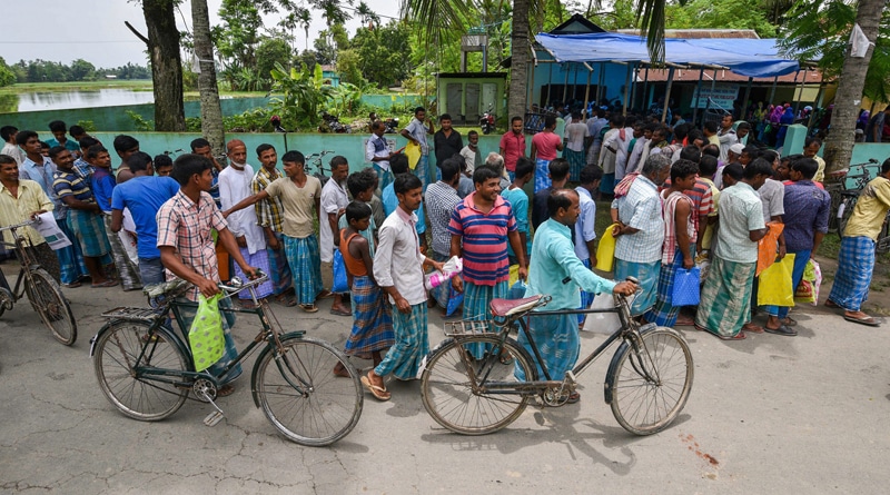 Alipurduar panic in the crowd of refugees, prompting administration