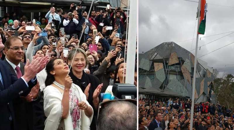 Rani Mukerji remembers late father while hoisting the Indian flag in Melbourn