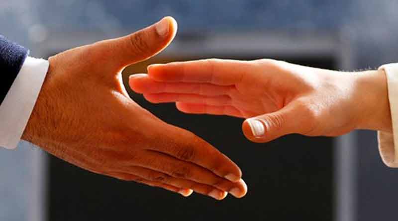 Muslim teacher refuse shake hands with a woman