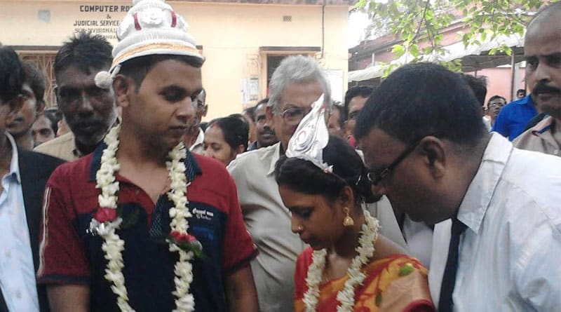 The accused youth got married in court