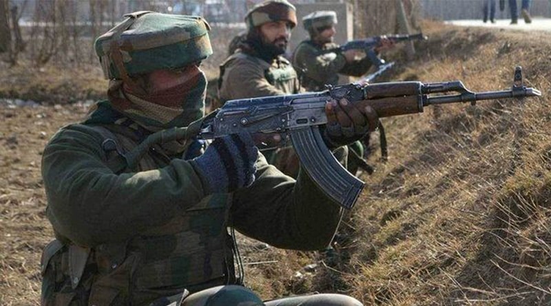 Two terrorists killed, Army major martyred in Kashmir