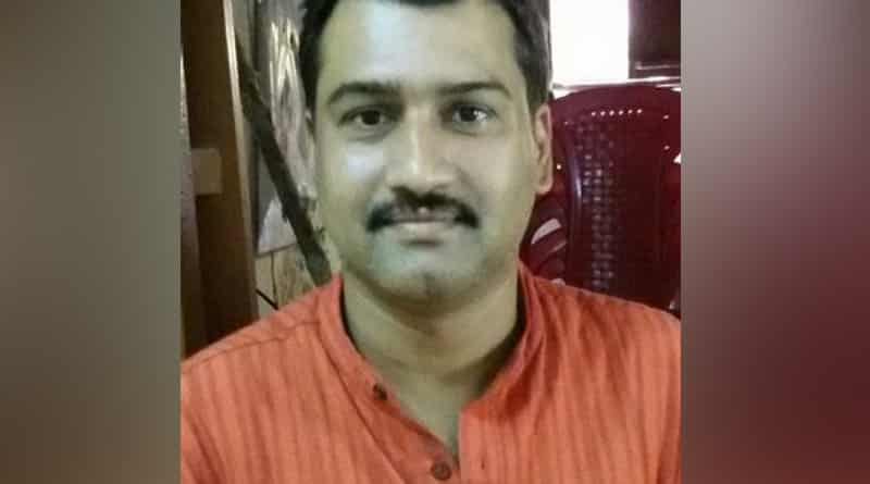 North dinajpur BJP president allegedly threatening police, arrested