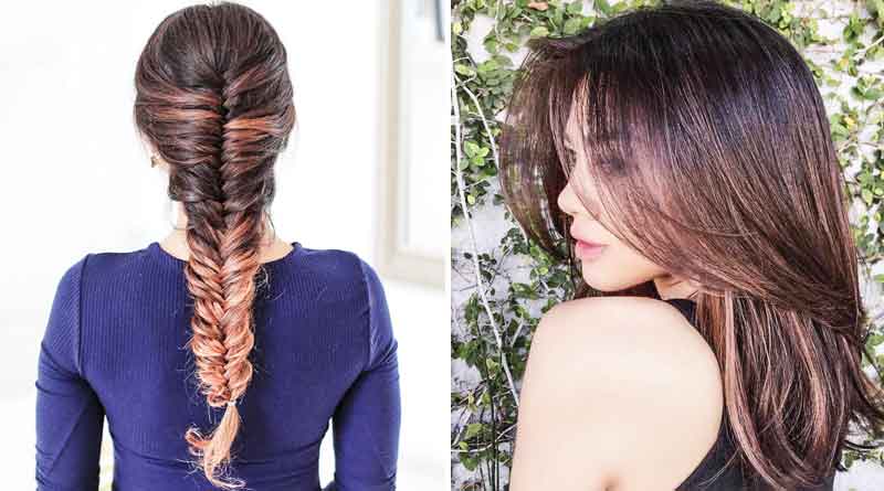 Hair style in puja