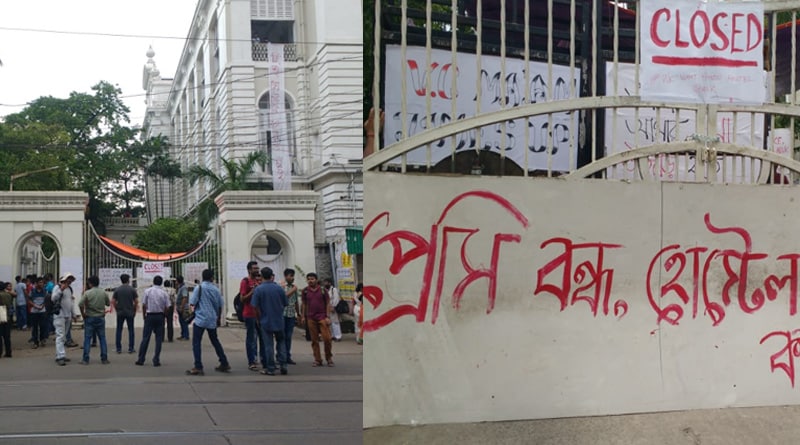 Students stage protest at Presidency University