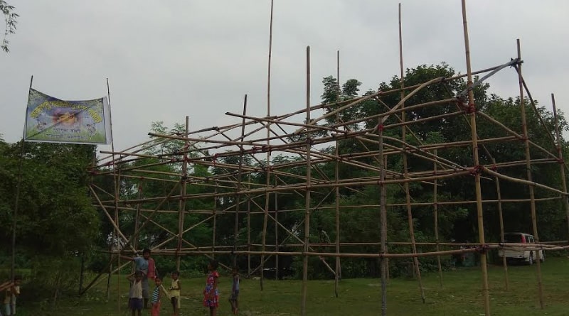 Jalpaiguri: Devi Durga is welcomed in a unique way
