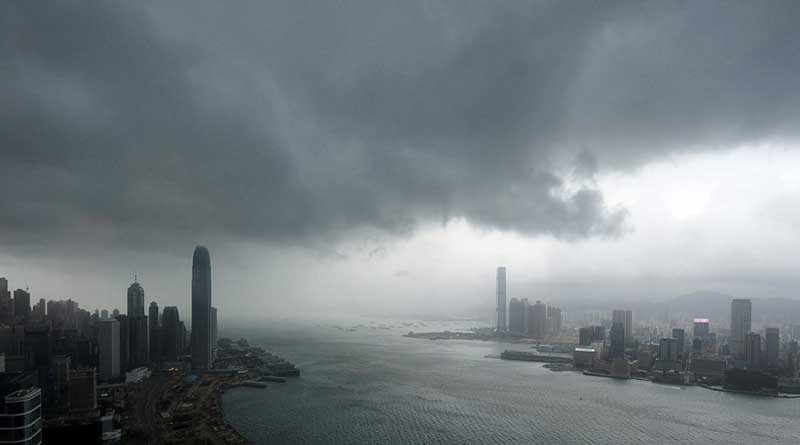 Typhoon Mangkhut moves towards China