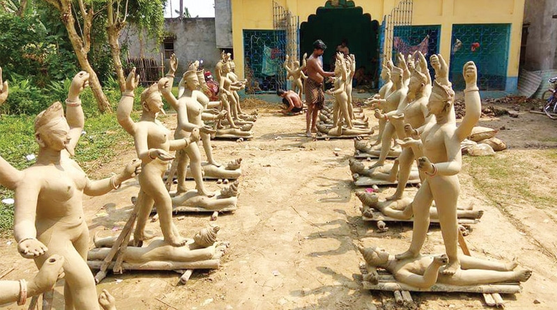 Domkal:  This Kali Puja has an interesting story