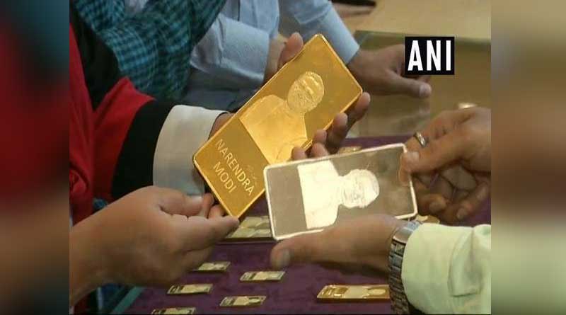 Gold bars with PM Modi's imprints a hit in Gujarat jewellery shop