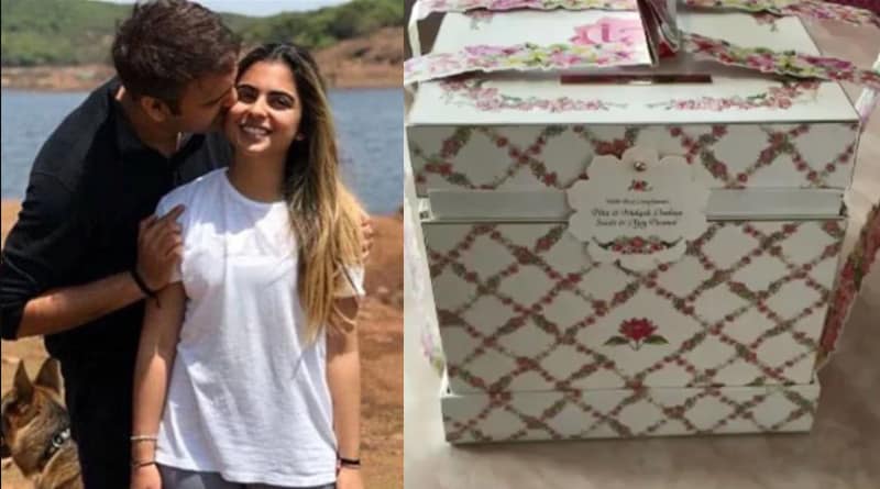  Isha Ambani's royal wedding invite 