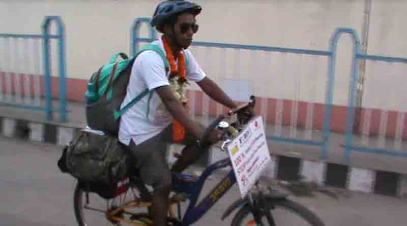 Youth cycles for blood donation