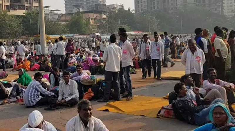 kishan march in Maharashtra