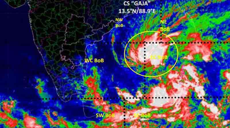 Cyclonic storm 'Gaja' is comig
