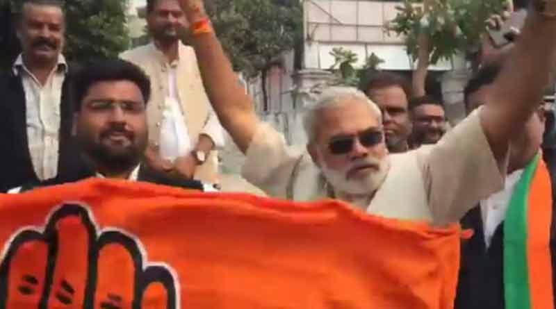 Watch: Narendra Modi lookalike dancing