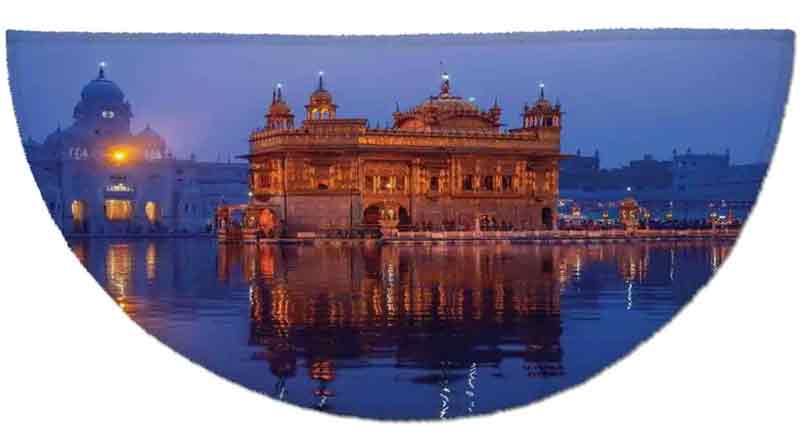 Amazon sells doormats with Golden Temple image
