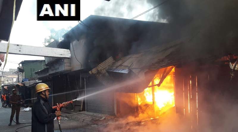 Fire breaks out in Siliguri's market