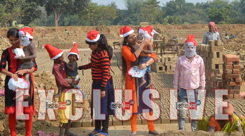 Christmas celebration in Katwa