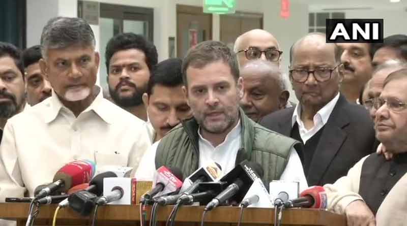 Opposition parties meets at Delhi