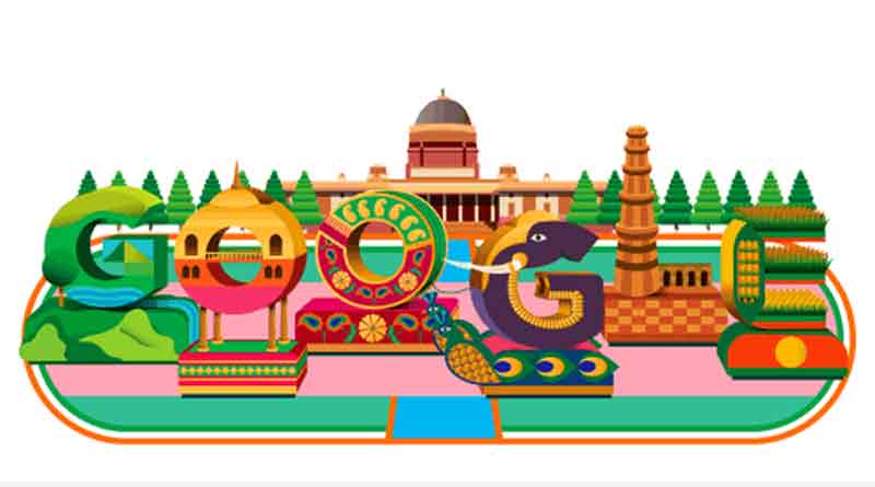 Google celebrates Republic Day on doodle