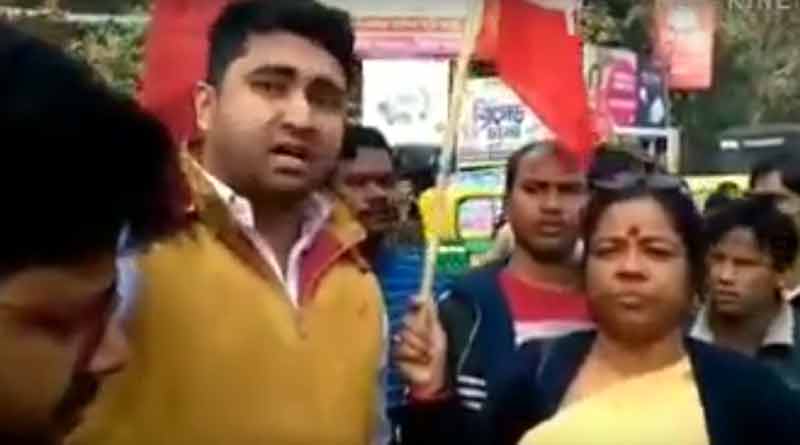Shatarup threats police officer in Kasba