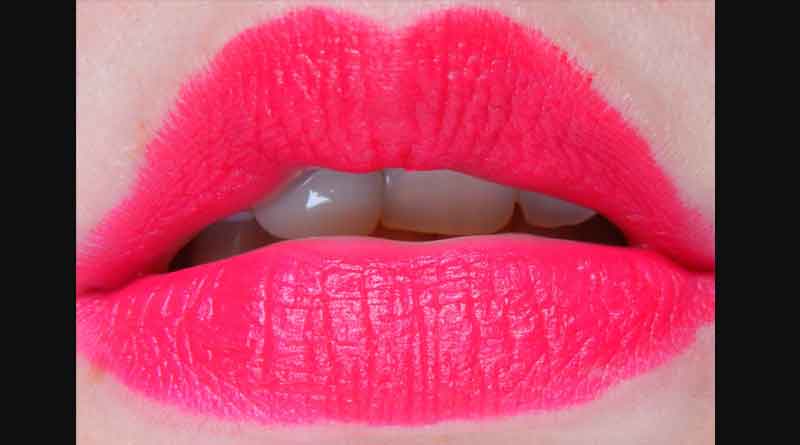 Pink lipstick