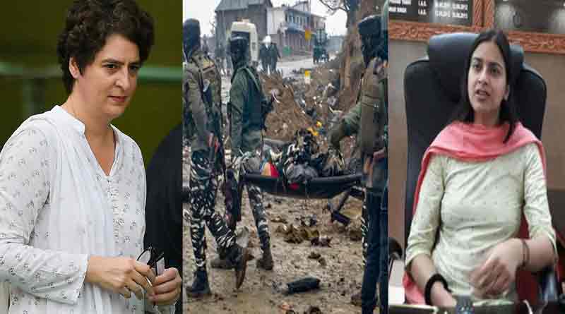 Priyanka speaks to family of martyr 