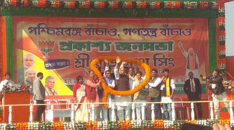 BJP's Rajnath Singh in Falakata