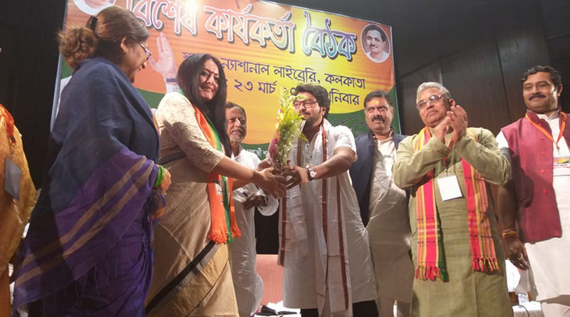 Fashion designer Agnimitra Paul joins BJP ahead of Loksabha Election