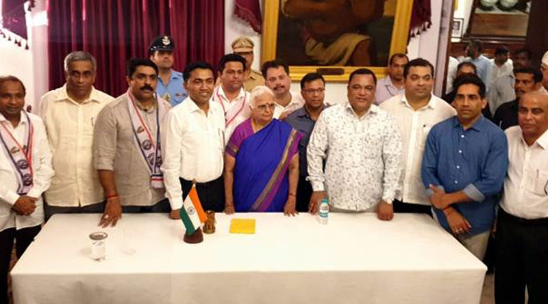 BJP won floor test in the Goa Legislative Assembly