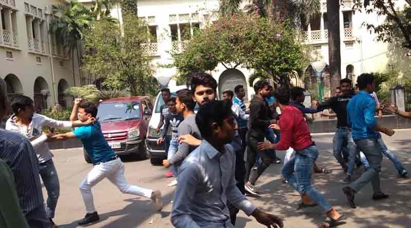 Students clash at Maula Azad College