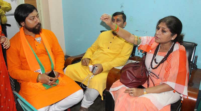 Roopa Ganguly holds closed door meet in Nisith Pramanik's house