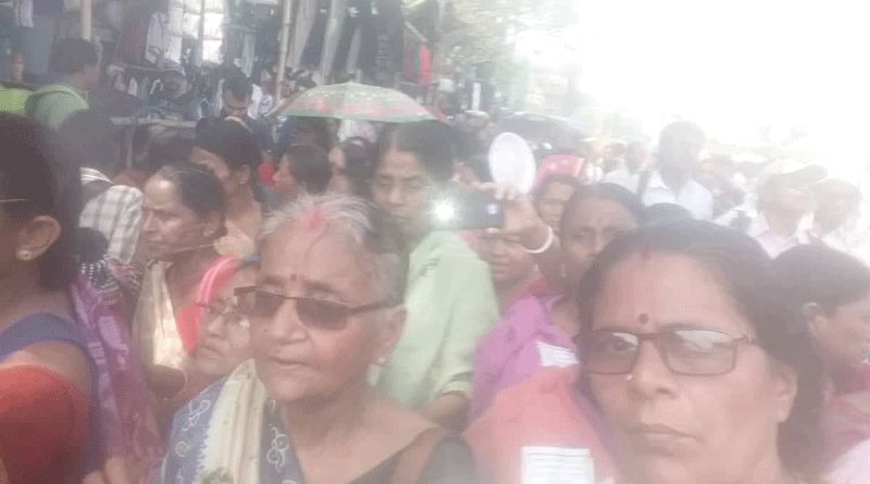 police allegedly lathicharge in SSK-MSK teachers rally.