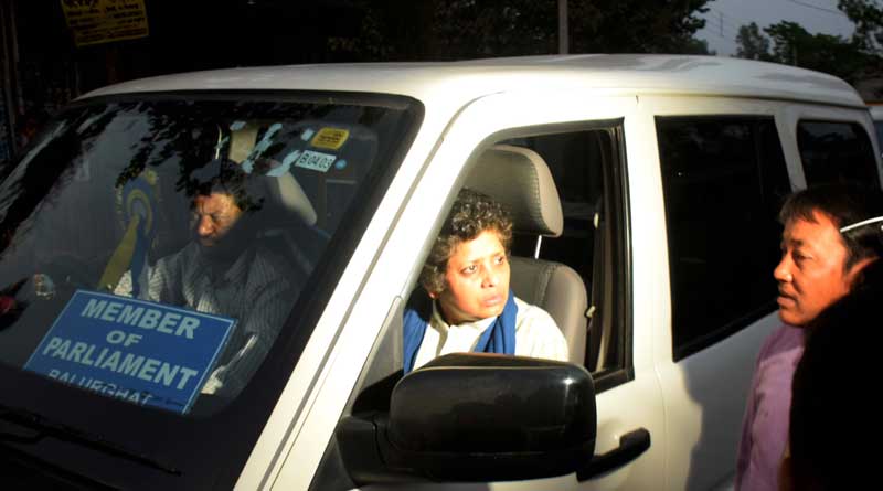 TMC candidate Arpita Ghosh's poll campaign sparks row