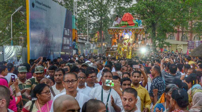 People of Nabadwip and Mayapur celebrate the festival of Colour