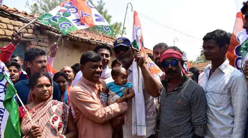 Mriganka Mahato starts election campaign in Purulia