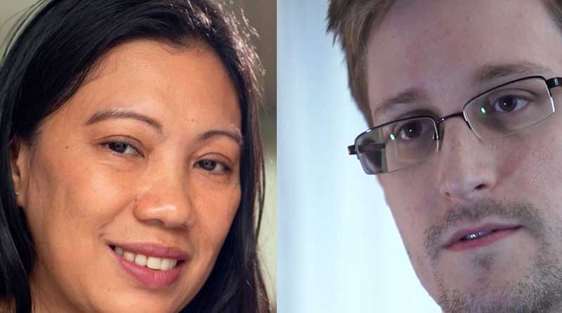 The woman who gave Snowden safe passege is in Canada now