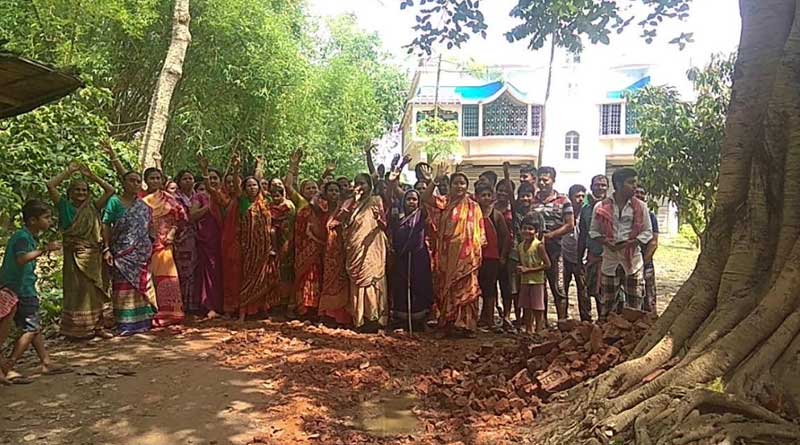 Road construction stopped over local's agitation in Bagda