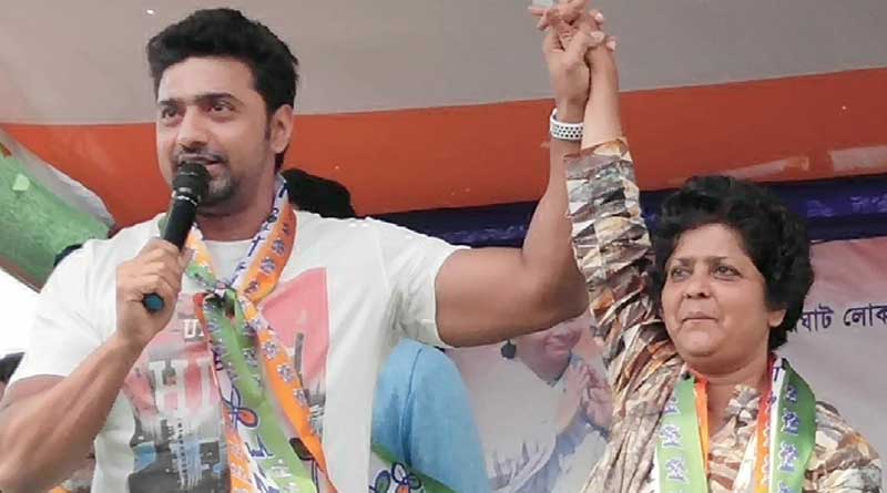 Dev campaigns for Arpita Ghosh,TMC candidate from Balurghat