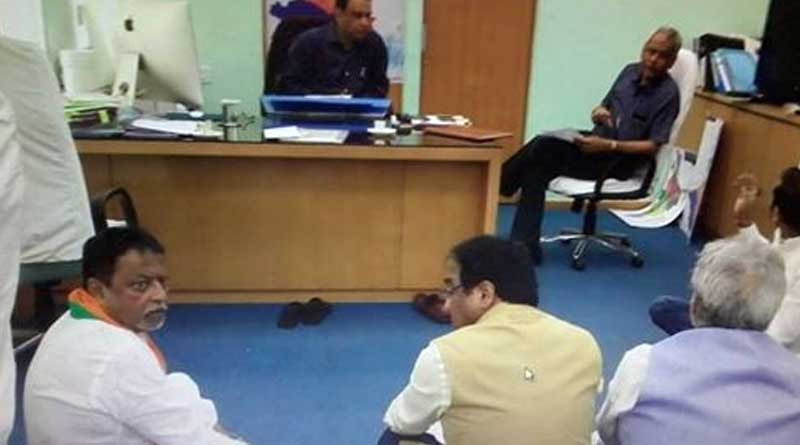BJP's Cooch Behar candidate held protest demanding repoll