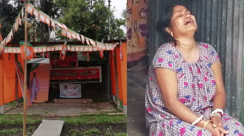Dead boby Of a man found in BJP's booth Office in Siliguri