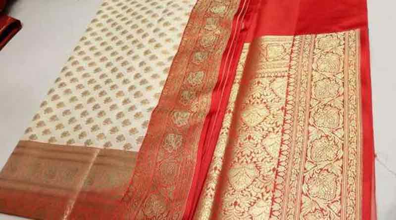 WHITE_RED SAREE