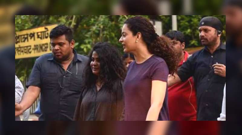 Kangana Ranaut is in Kolkata for shooting of her upcoming film Panga