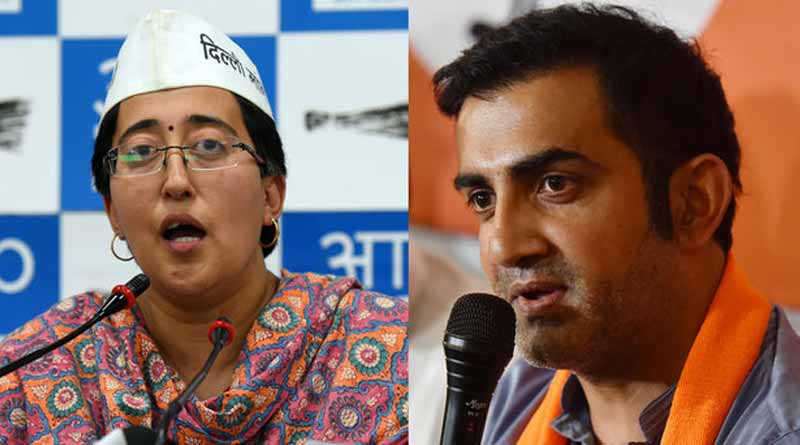 Gautam Gambhir of distributing pamphlets with derogatory remarks