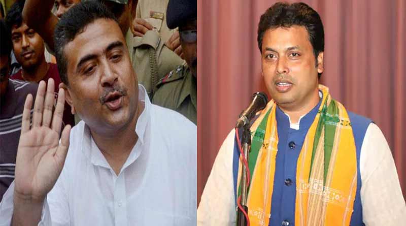 Minister Subhendu Adhikary send a legal notice to Biplab Deb