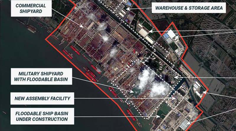 Satellite images show construction on China's largest aircraft carrier