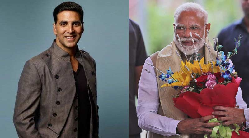 Akshay Kumar congratulates PM Narendra Modi for his win