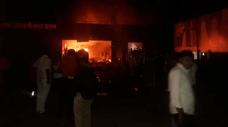 Pune: Five labourers have died in the fire that broke out in a cloth godown