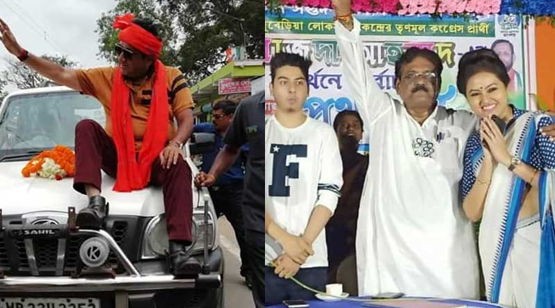BJP candidate Joy Banerjee's wife campaigns for TMC in Uluberia